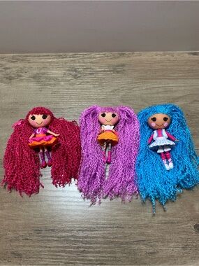 Lalaloopsy Loopy Hair Minis Tippy Thumbelina Peanut Big Top Mittens Fluff n stuf